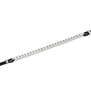 Mabina Bracciale con cordino e tennis di zirconi bianchi 534122